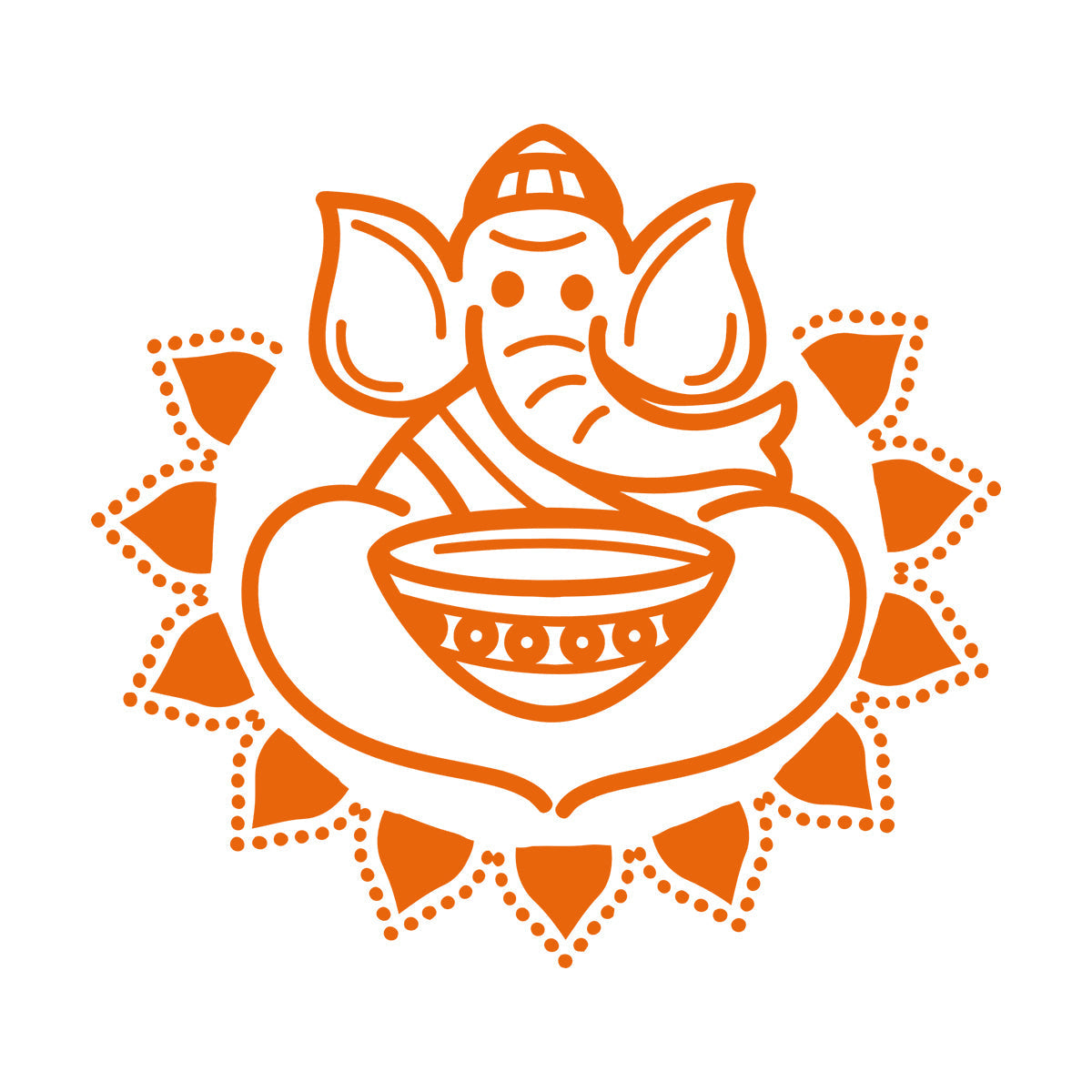 Wall Stickers Paster Paper India Indian Cuisine Hot Spicy Food Elephant Personalized Customization