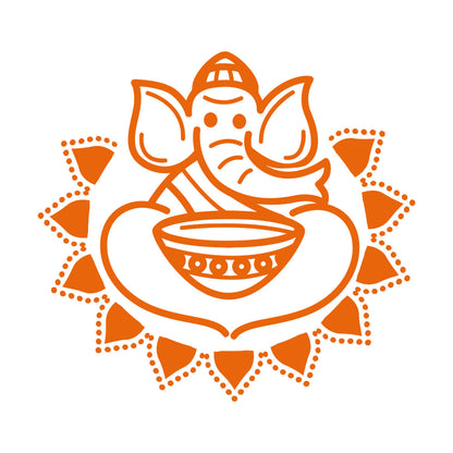 Wall Stickers Paster Paper India Indian Cuisine Hot Spicy Food Elephant Personalized Customization