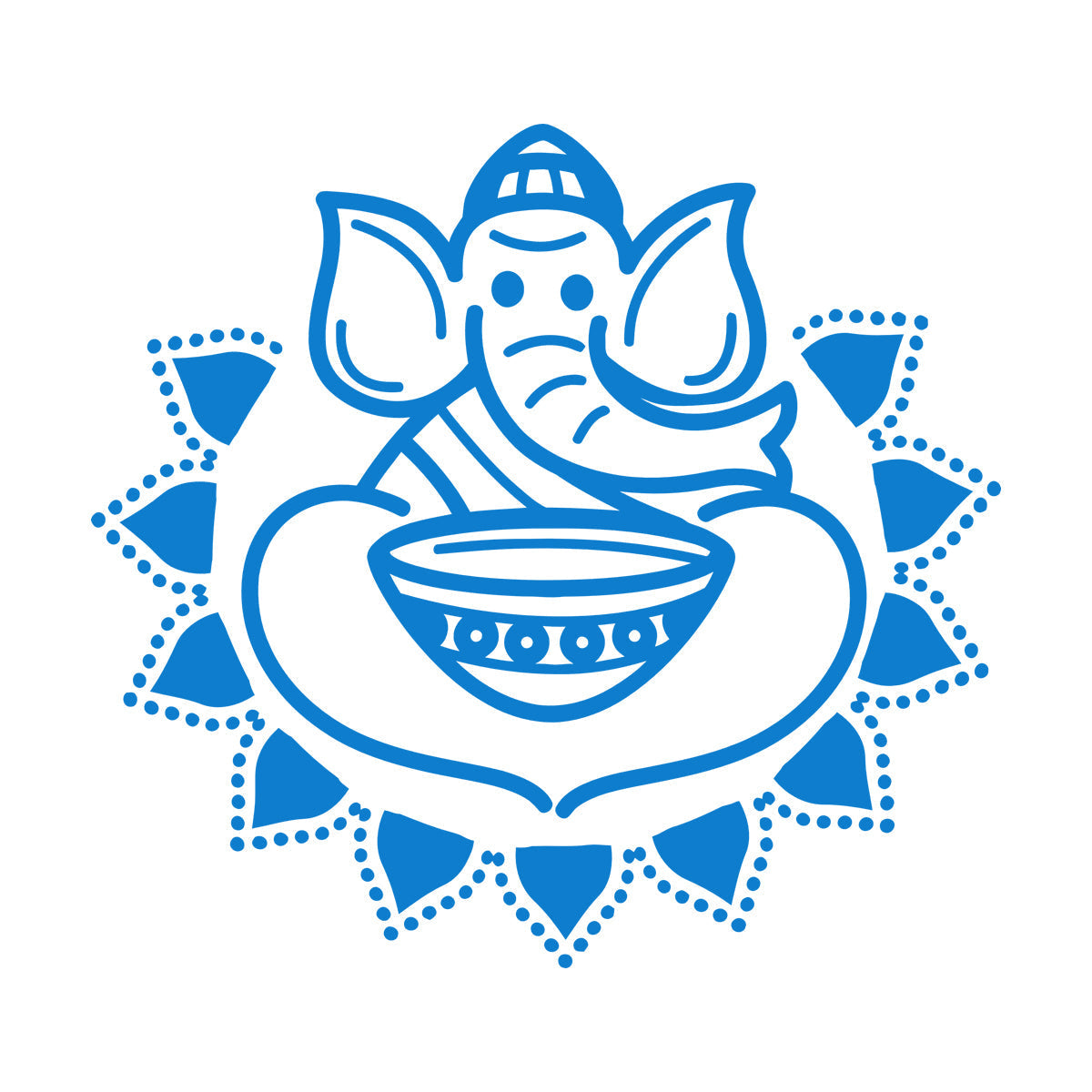 Wall Stickers Paster Paper India Indian Cuisine Hot Spicy Food Elephant Personalized Customization