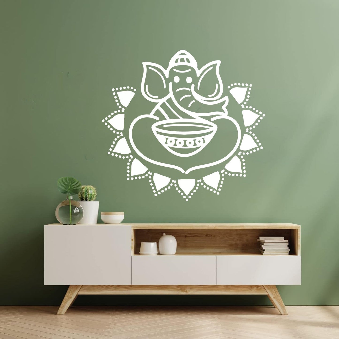 Wall Stickers Paster Paper India Indian Cuisine Hot Spicy Food Elephant Personalized Customization