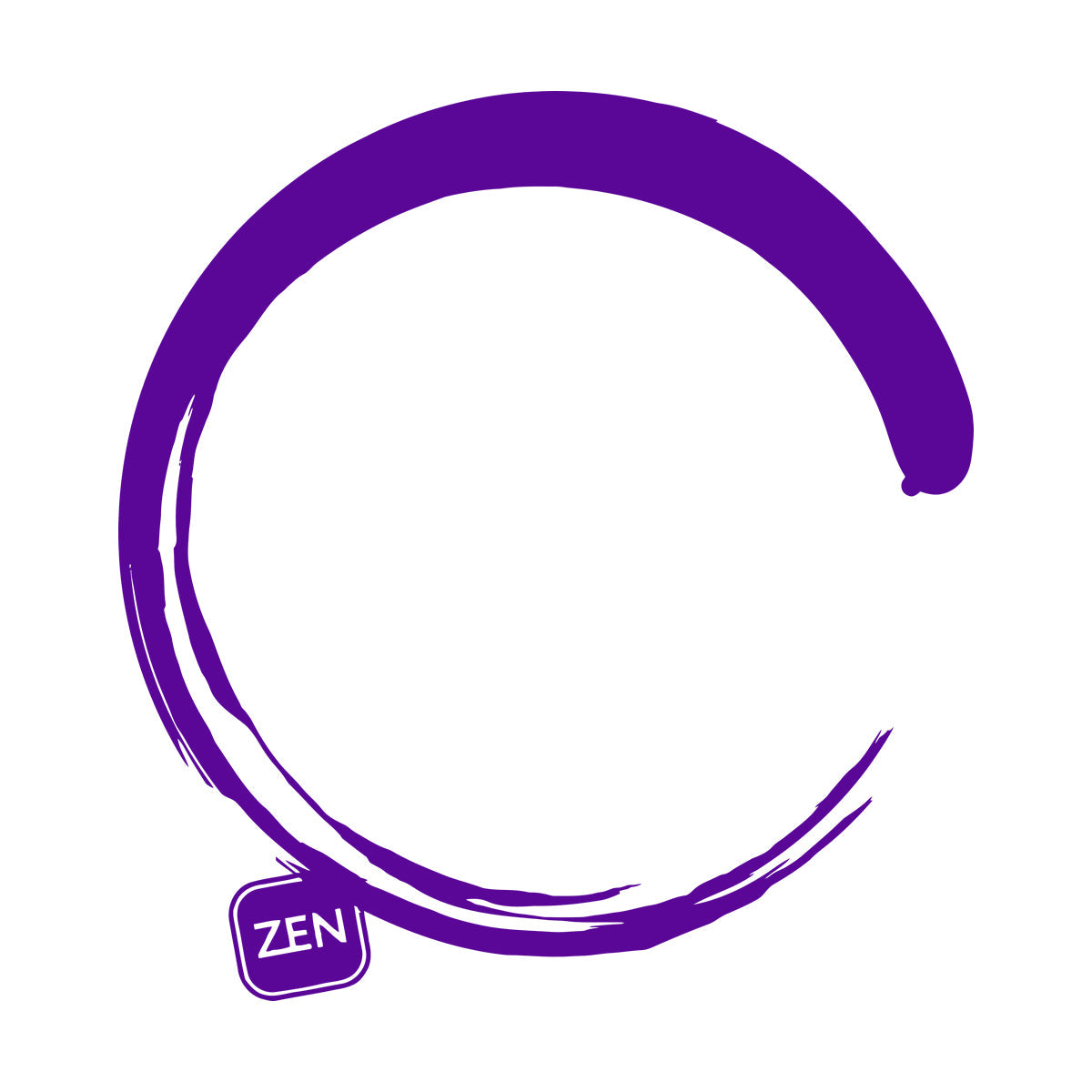 Wall Vinyl Sticker Decor Enso Circle Zen Japanese Calligraphy Waterproof