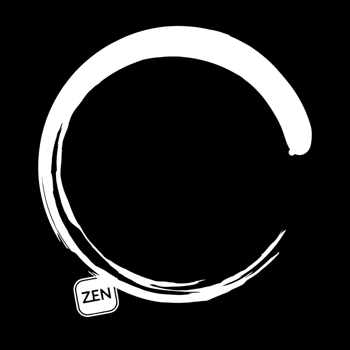 Wall Vinyl Sticker Decor Enso Circle Zen Japanese Calligraphy Waterproof