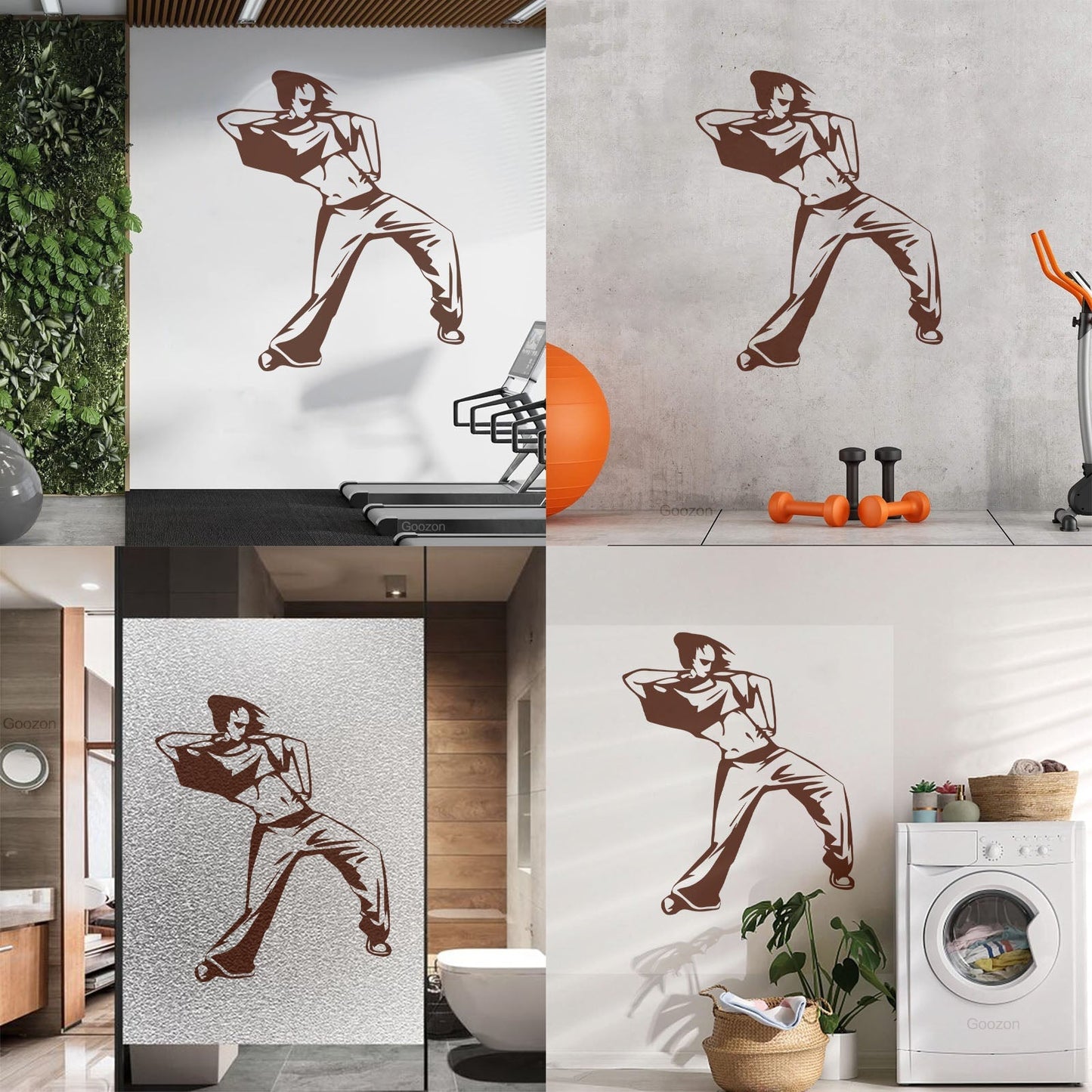 Fine Carving Decals Girl Street Dancer Hip Hop Dance School Can Modify And Add Information