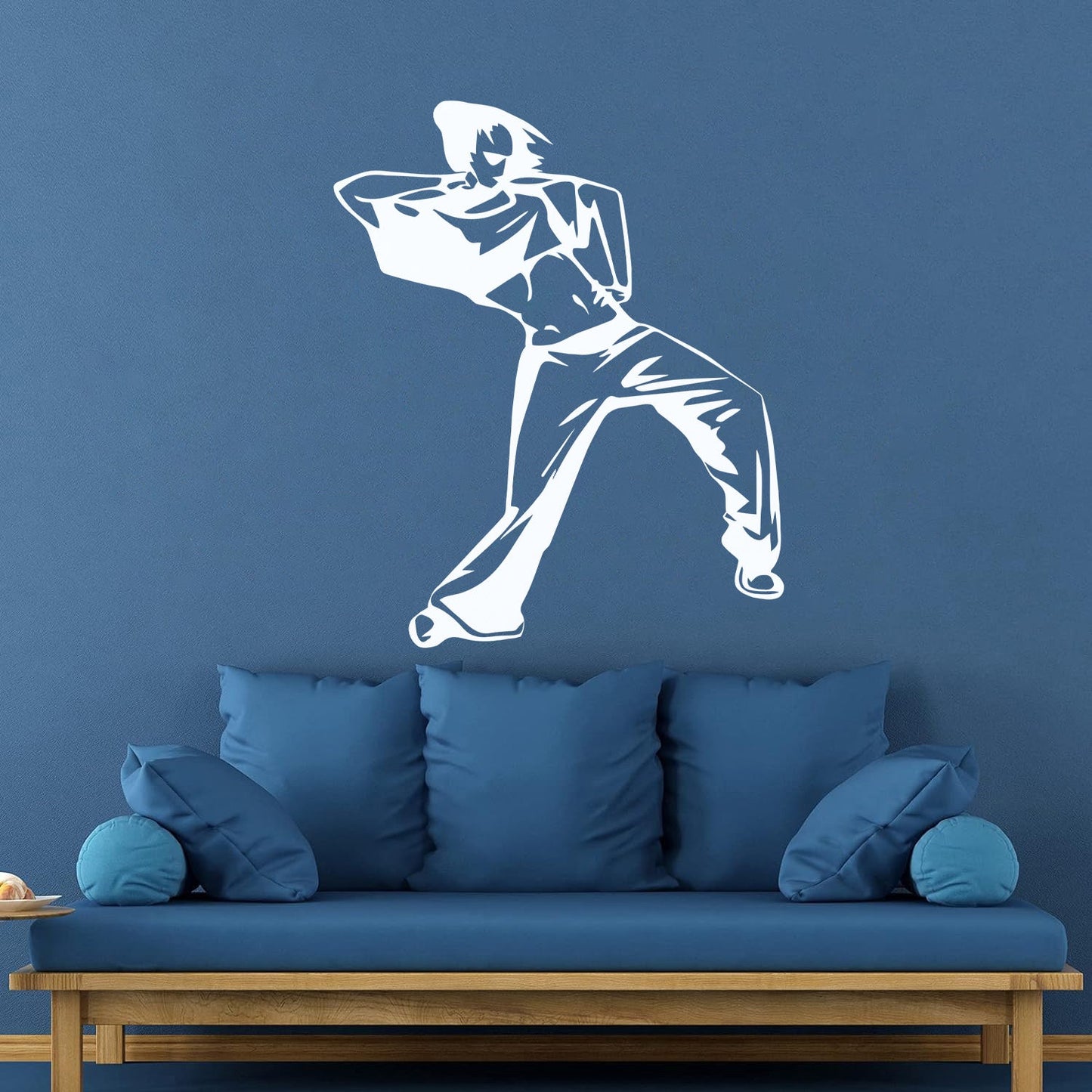 Fine Carving Decals Girl Street Dancer Hip Hop Dance School Can Modify And Add Information