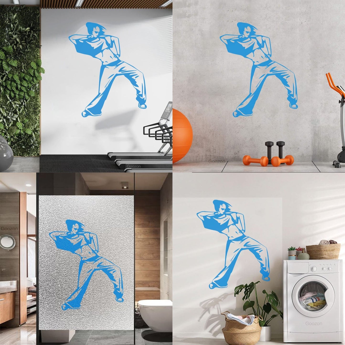Fine Carving Decals Girl Street Dancer Hip Hop Dance School Can Modify And Add Information