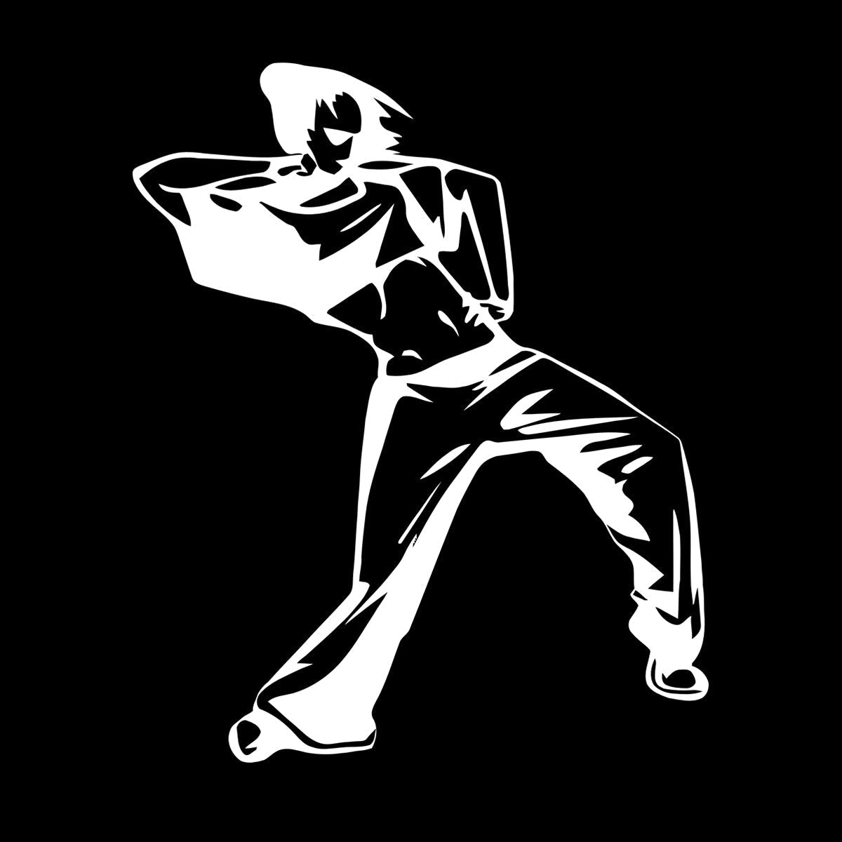 Fine Carving Decals Girl Street Dancer Hip Hop Dance School Can Modify And Add Information