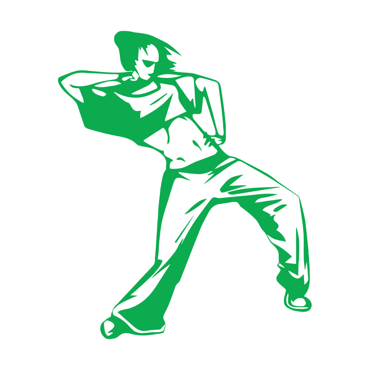 Fine Carving Decals Girl Street Dancer Hip Hop Dance School Can Modify And Add Information