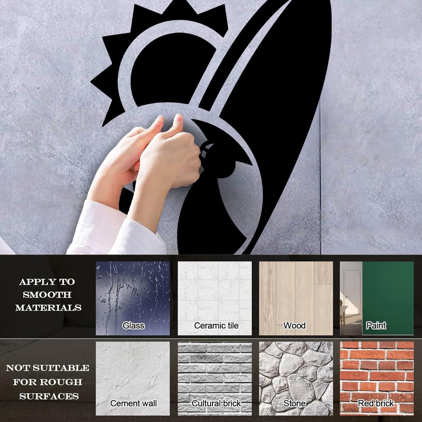 Engraving Stickers Beach Sun Ball Surf Vacation Holidays Wall Beautification