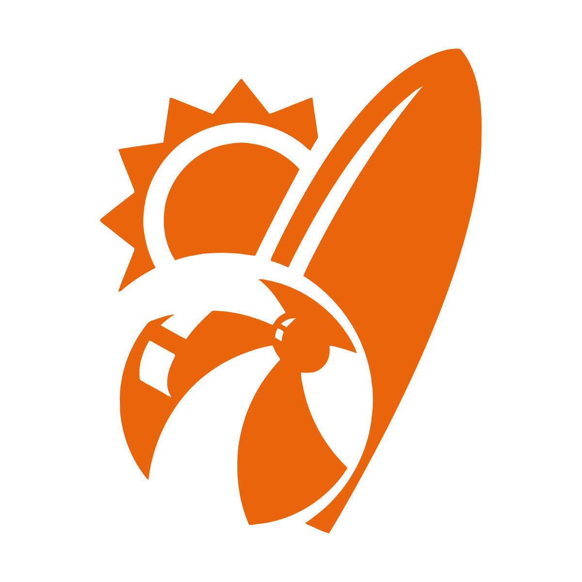 Engraving Stickers Beach Sun Ball Surf Vacation Holidays Wall Beautification