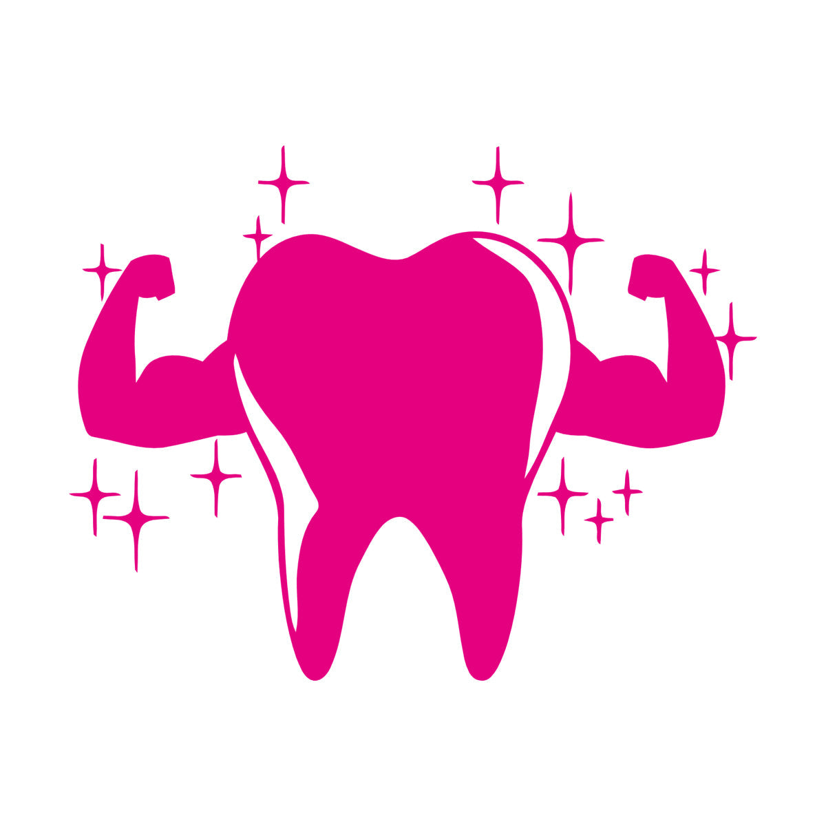 Lettering Decals Tooth Muscle Dentist Stomatology Clinic Dental Care Car Body Decoration