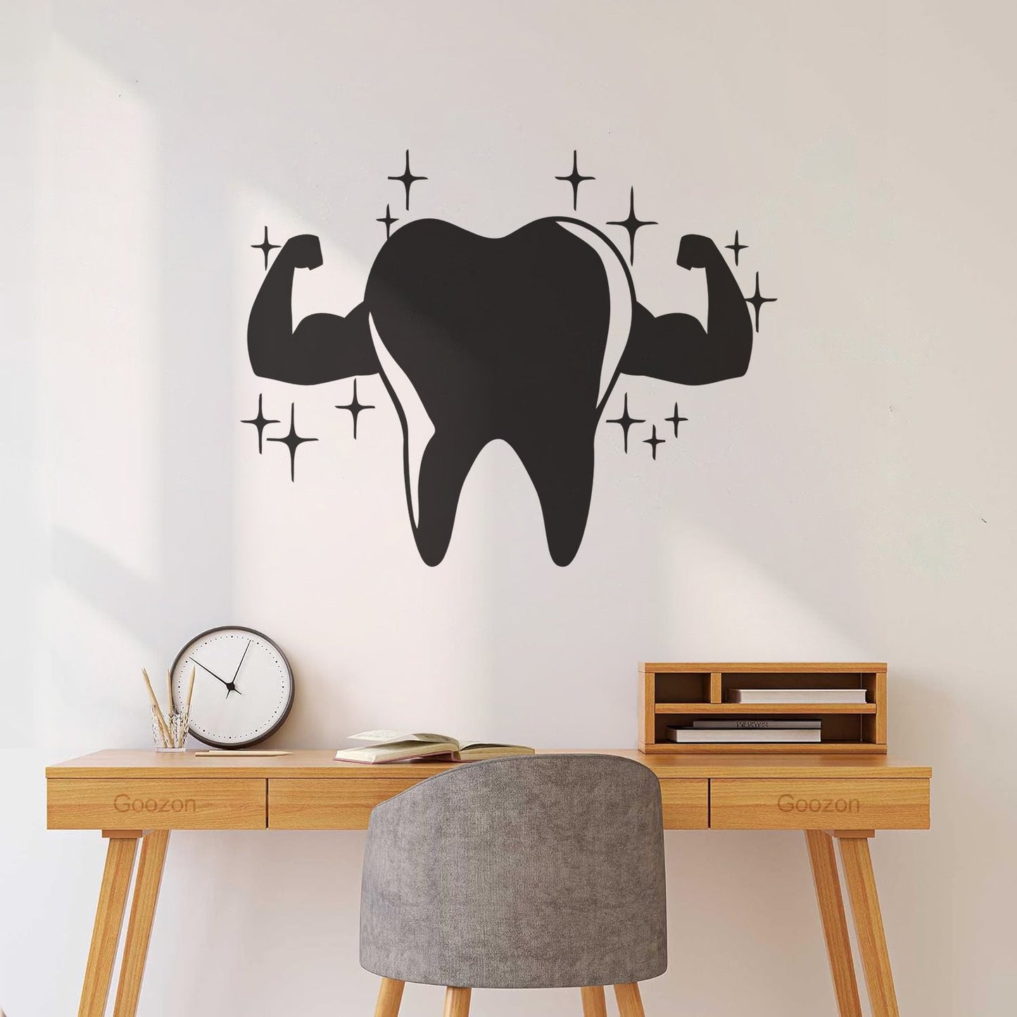 Lettering Decals Tooth Muscle Dentist Stomatology Clinic Dental Care Car Body Decoration