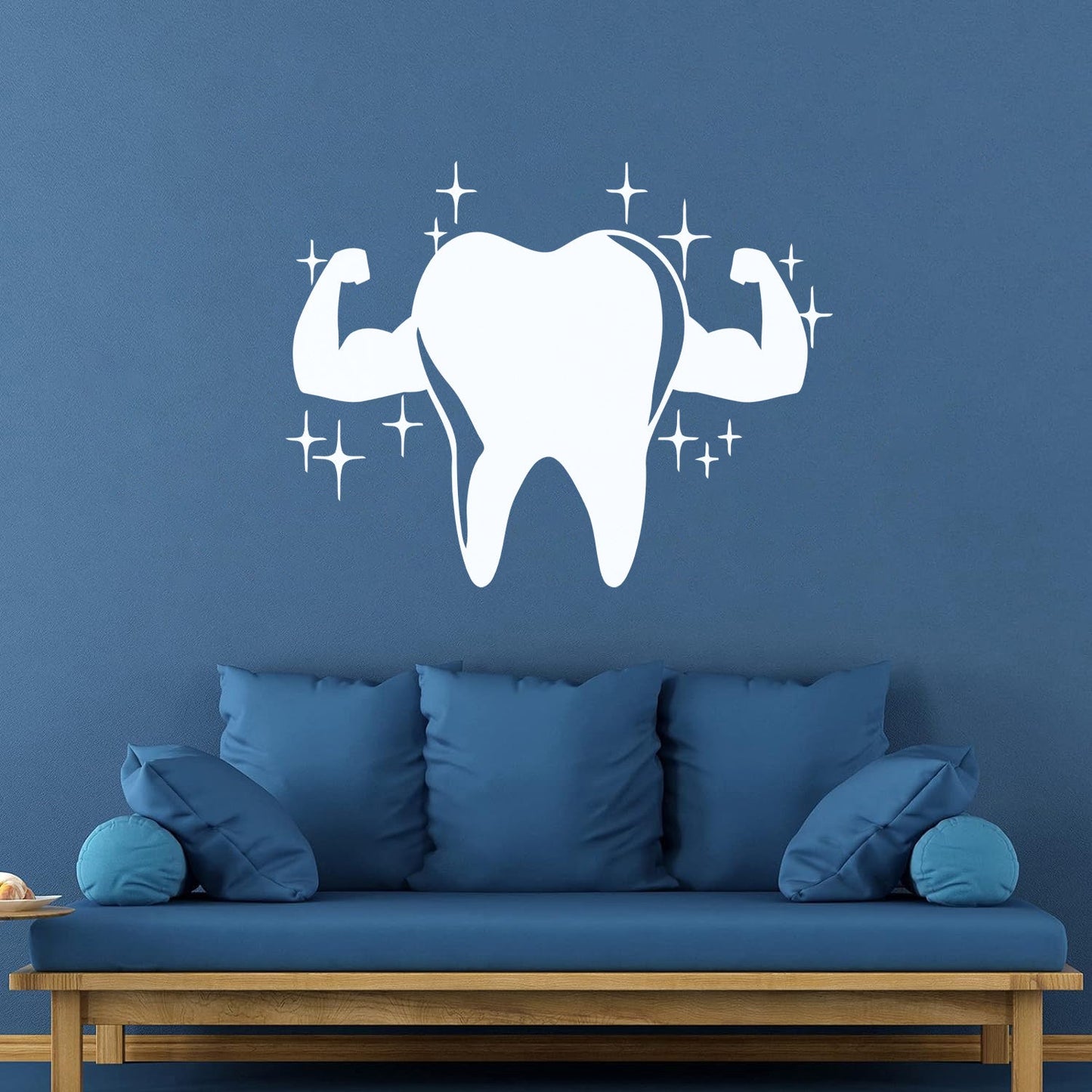Lettering Decals Tooth Muscle Dentist Stomatology Clinic Dental Care Car Body Decoration