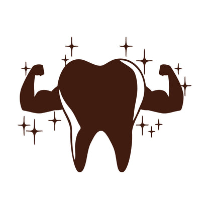 Lettering Decals Tooth Muscle Dentist Stomatology Clinic Dental Care Car Body Decoration