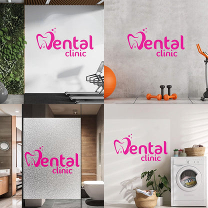 Engraving Decals Stomatology Dental Care Clinic Dentist Tooth Do Not Damage The Wall Surface