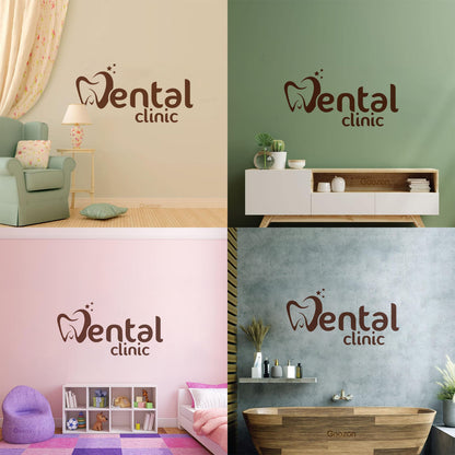 Engraving Decals Stomatology Dental Care Clinic Dentist Tooth Do Not Damage The Wall Surface