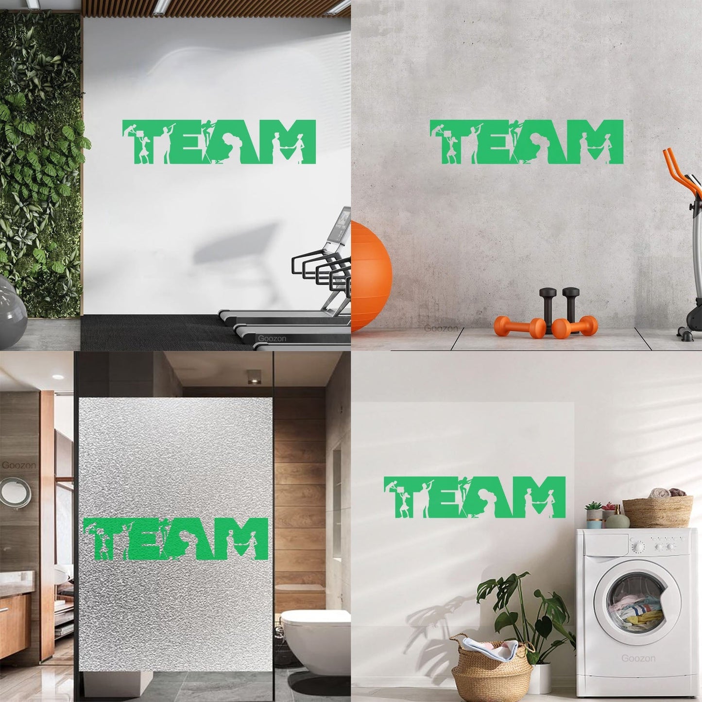Mural And Wall Vinyl Decal Team Work Job Success Office Space People Multi Color Selection