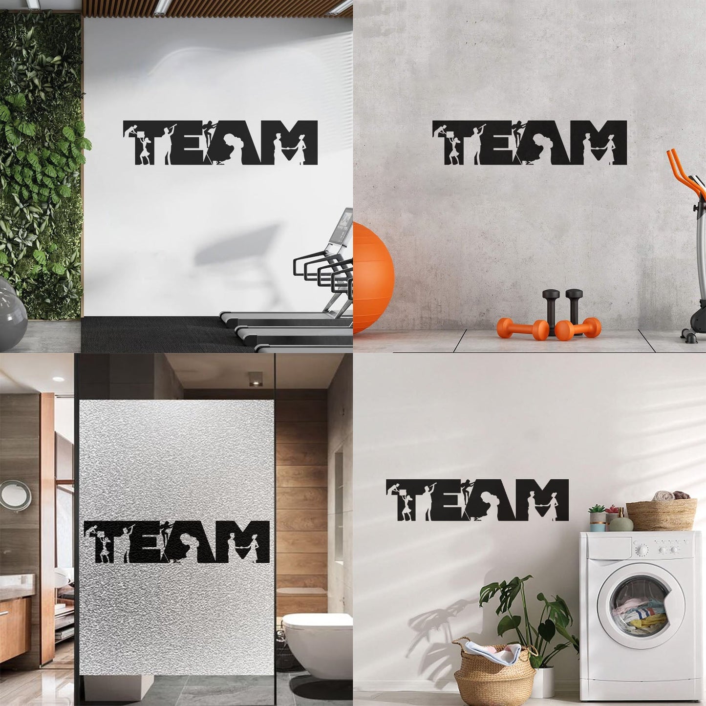 Mural And Wall Vinyl Decal Team Work Job Success Office Space People Multi Color Selection