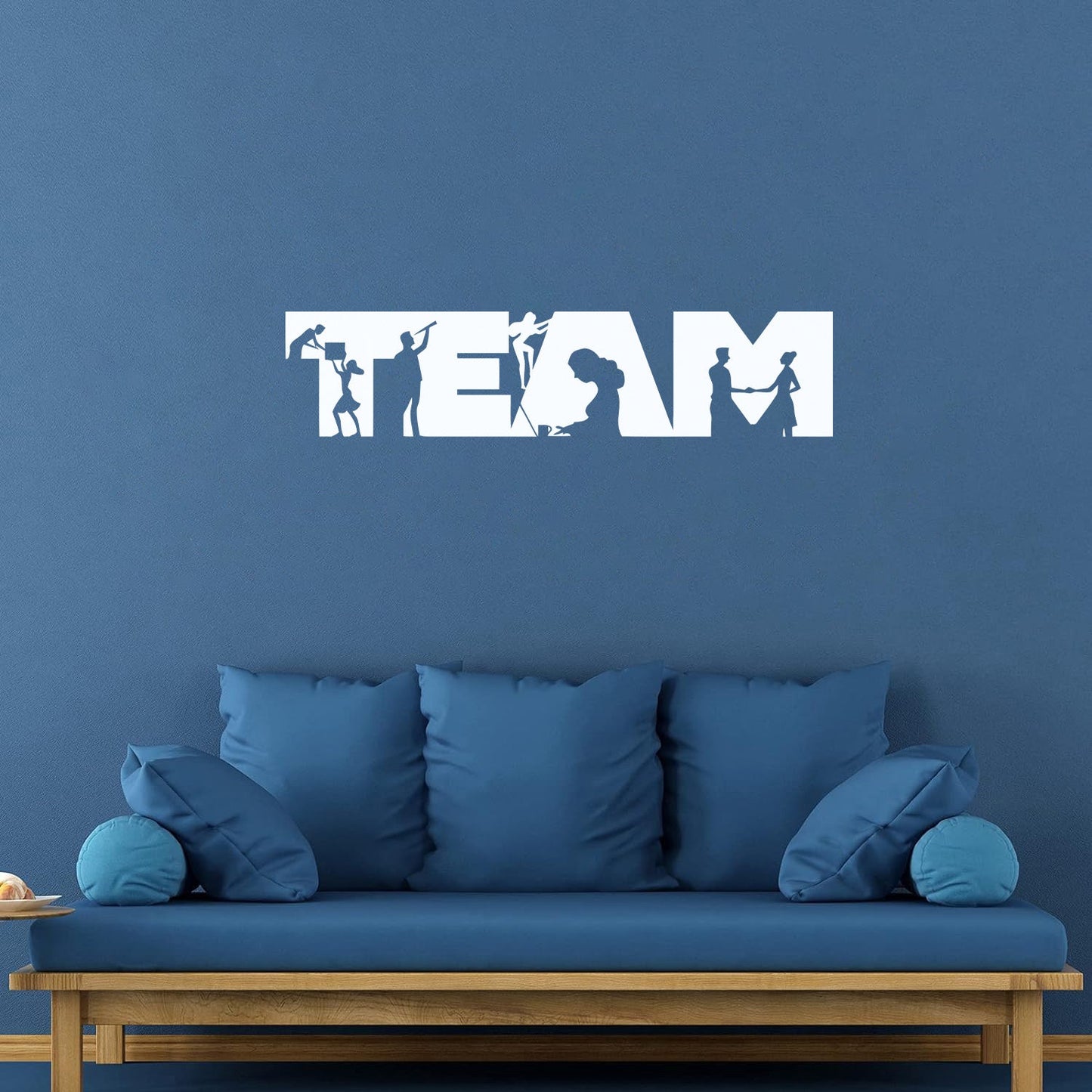 Mural And Wall Vinyl Decal Team Work Job Success Office Space People Multi Color Selection