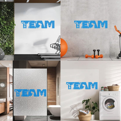 Mural And Wall Vinyl Decal Team Work Job Success Office Space People Multi Color Selection