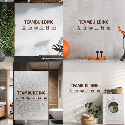Wall Vinyl Sticker Decor Teambuilding Team Inspiration Idea Easy Installation