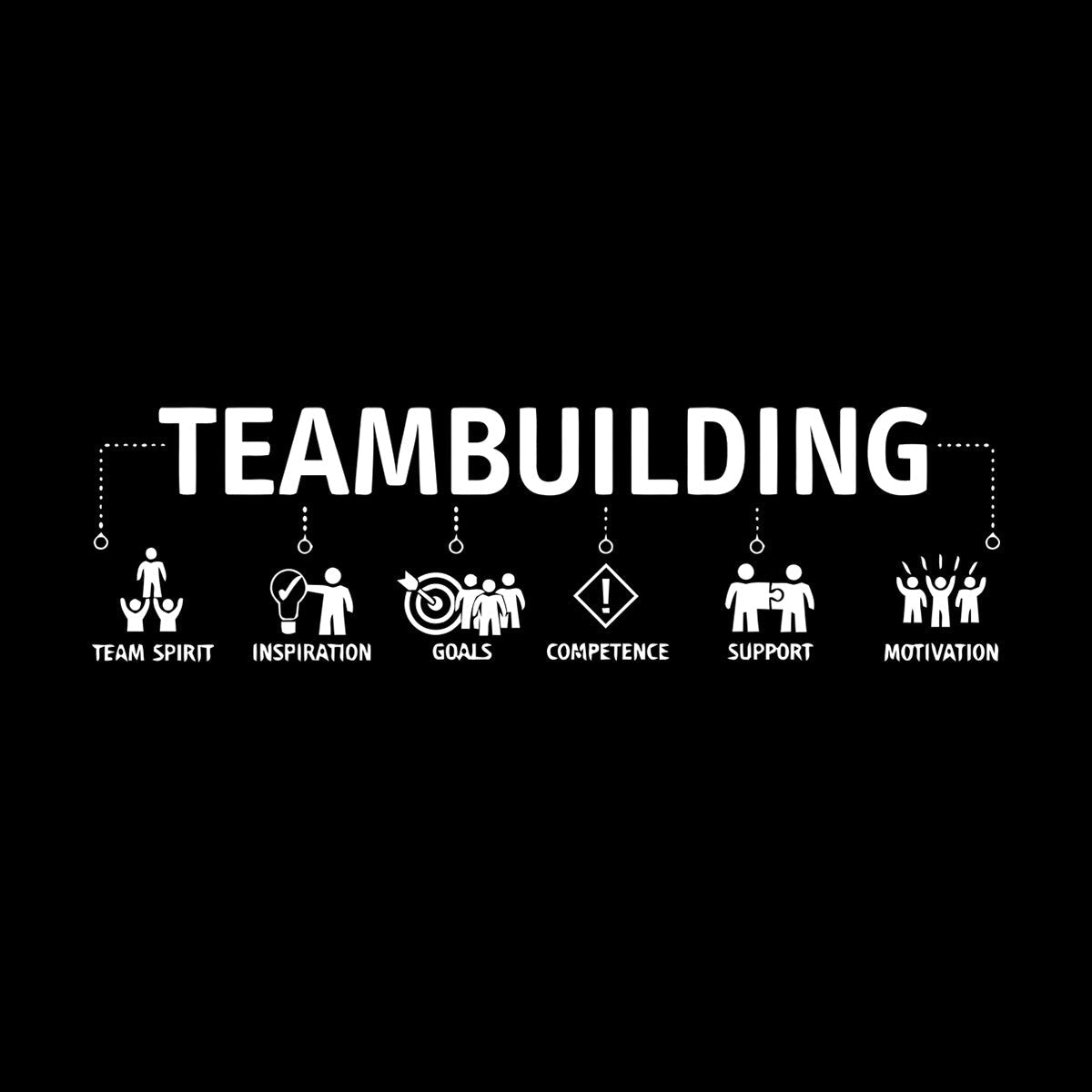 Wall Vinyl Sticker Decor Teambuilding Team Inspiration Idea Easy Installation