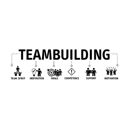 Wall Vinyl Sticker Decor Teambuilding Team Inspiration Idea Easy Installation