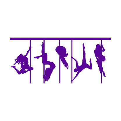 Fine Carving Stickers Sale Pole Dance Appeal Woman Dancers Art Mural Painting