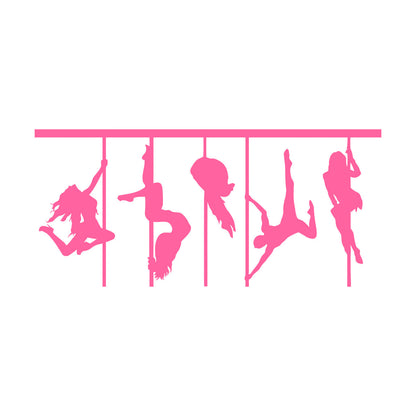 Fine Carving Stickers Sale Pole Dance Appeal Woman Dancers Art Mural Painting