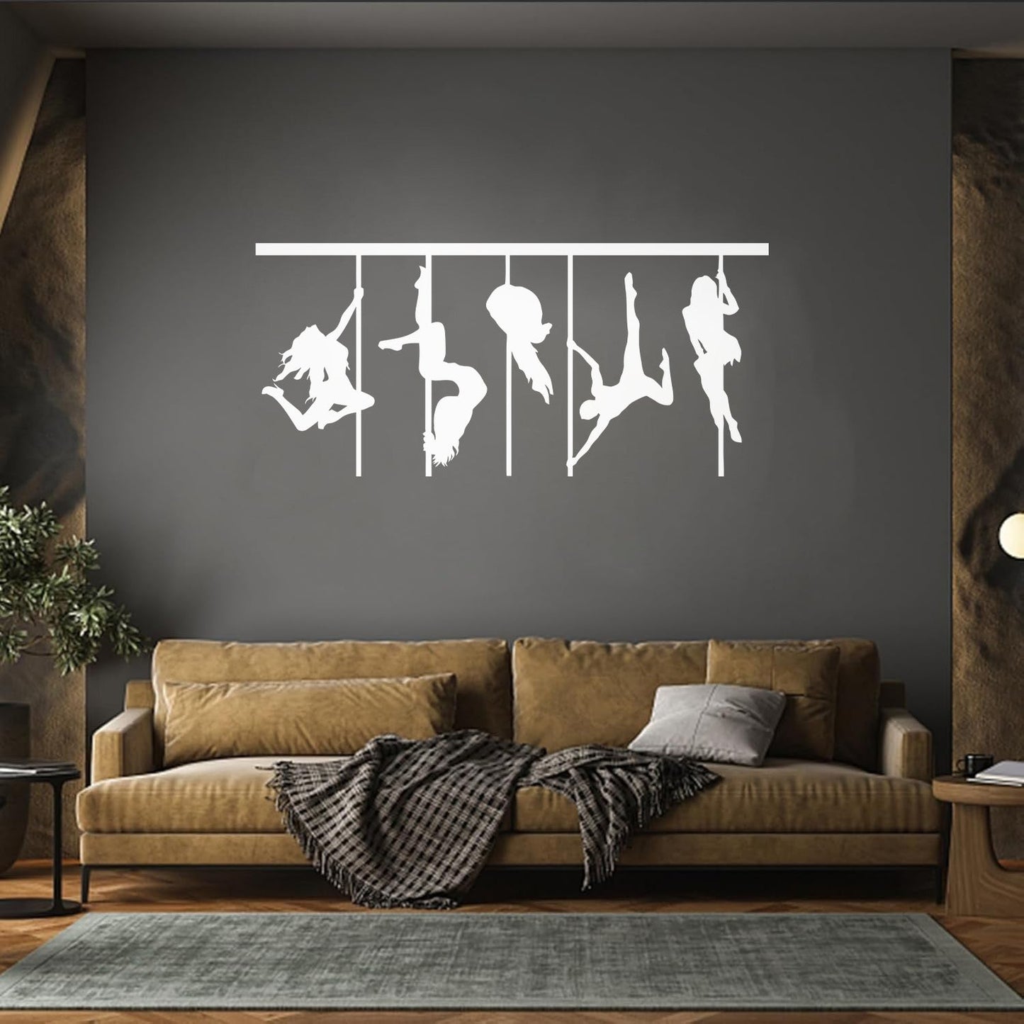 Fine Carving Stickers Sale Pole Dance Appeal Woman Dancers Art Mural Painting