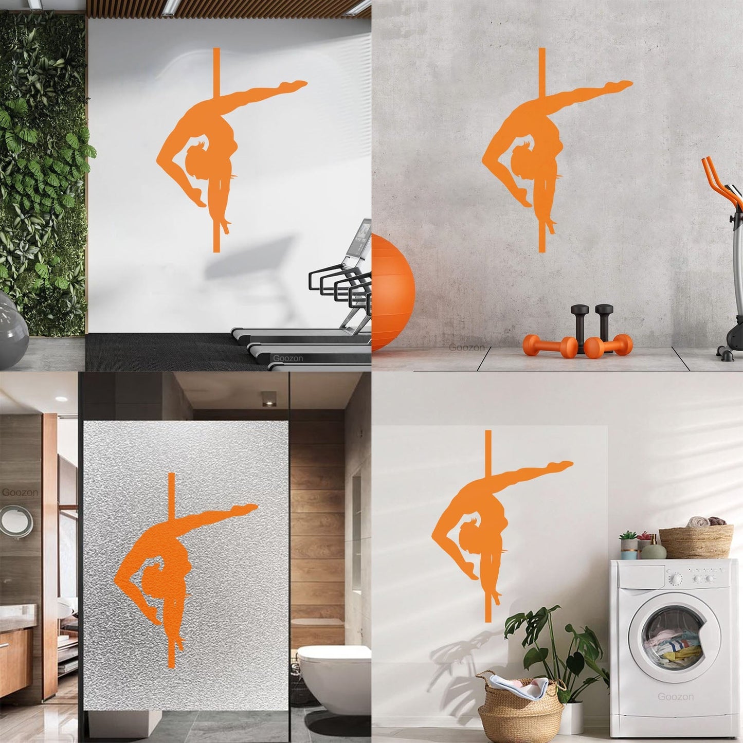 Wall Stickers Appeal Girl Pole Dance Striptease Multiple Size Options