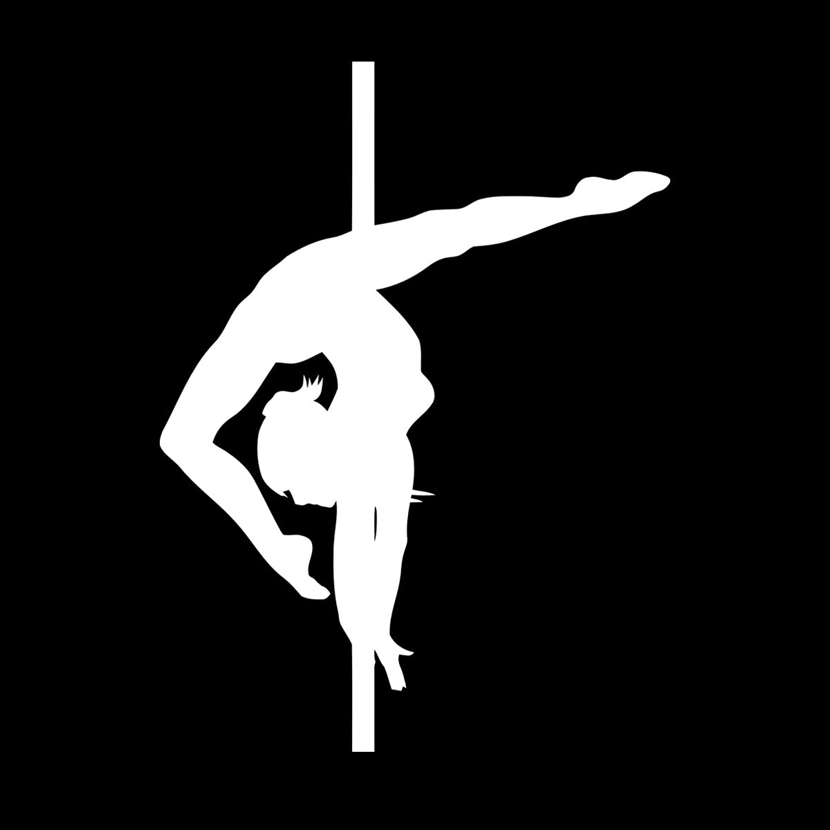 Wall Stickers Appeal Girl Pole Dance Striptease Multiple Size Options