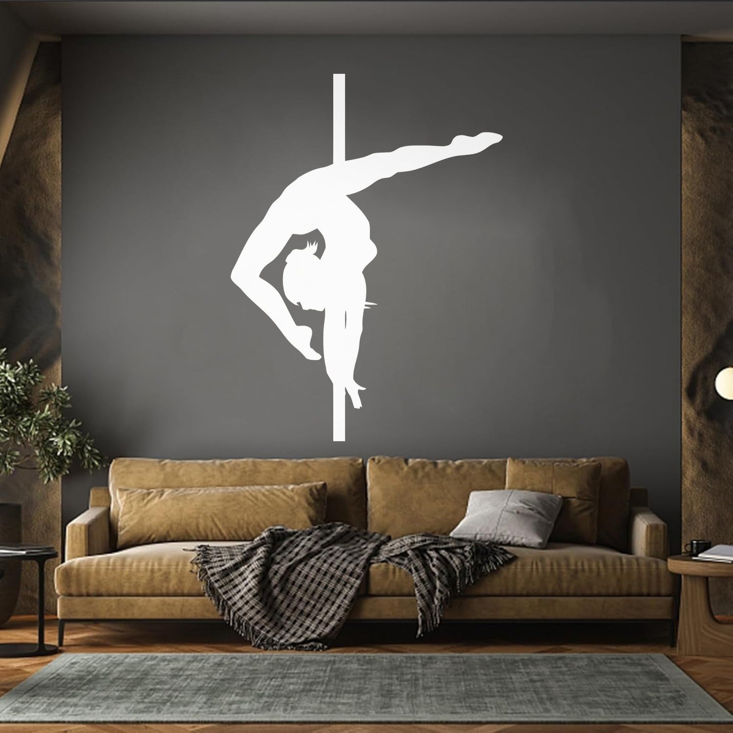 Wall Stickers Appeal Girl Pole Dance Striptease Multiple Size Options