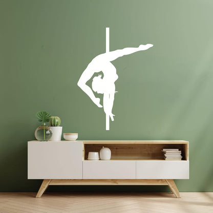 Wall Stickers Appeal Girl Pole Dance Striptease Multiple Size Options