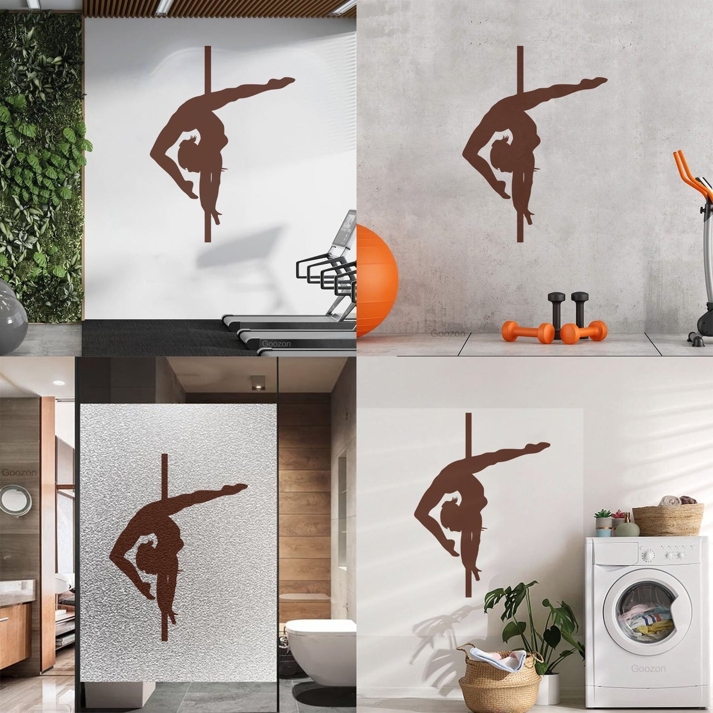 Wall Stickers Appeal Girl Pole Dance Striptease Multiple Size Options