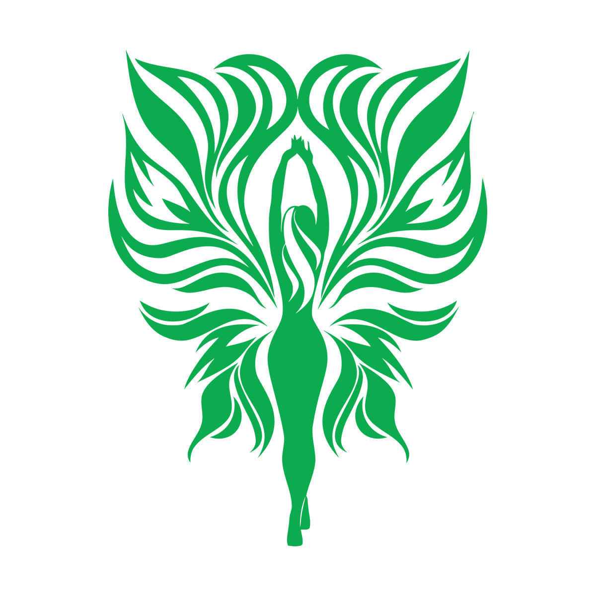 Engraving Stickers Fairy Girl Tribal Fire Flame Wings Personalized Customization