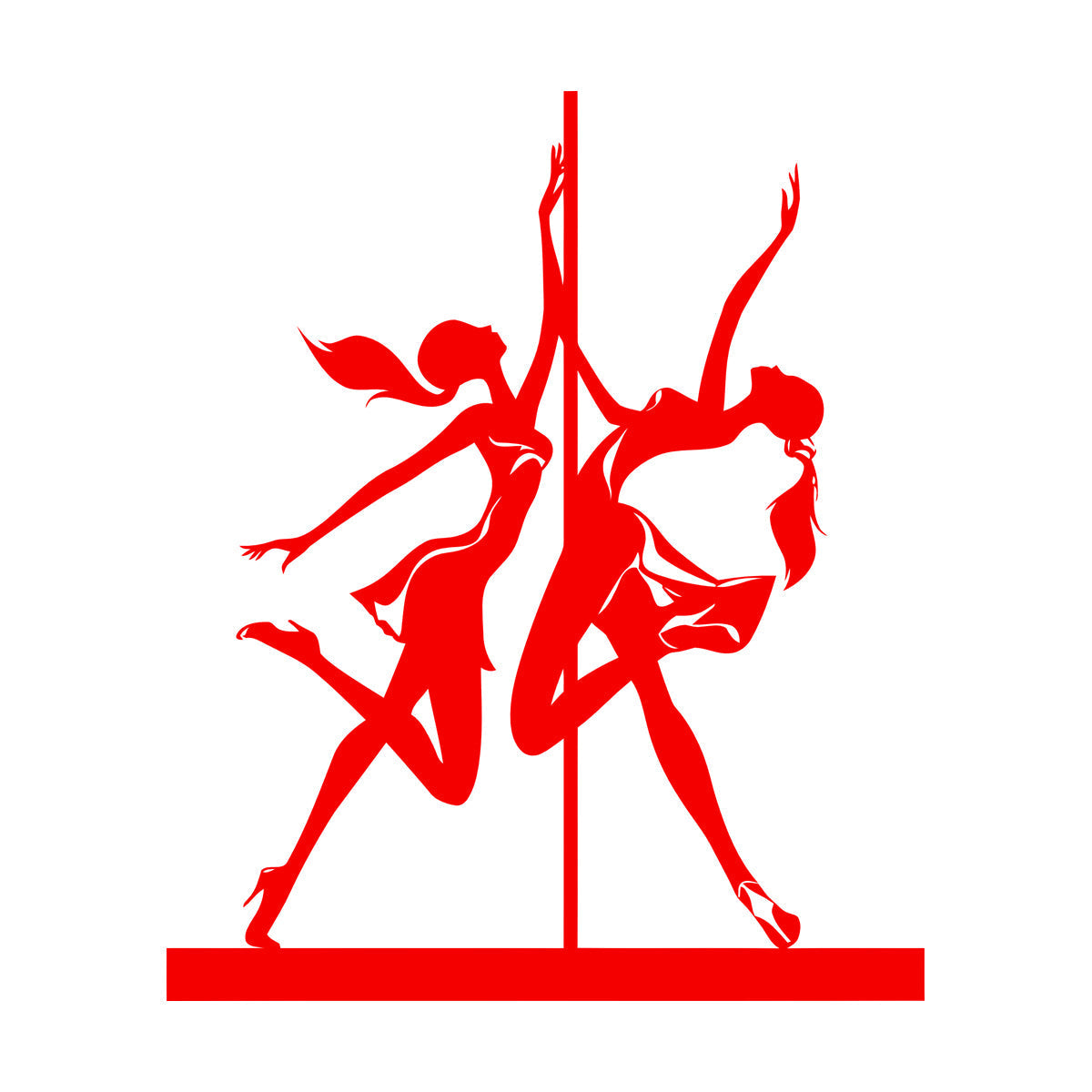 Appeal Girl Romantic Dancer Striptease Wall Decals Paster Paper Car Body Decoration