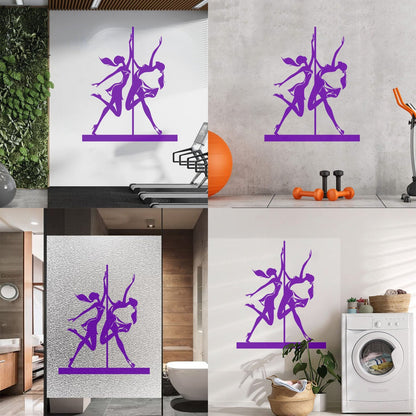 Appeal Girl Romantic Dancer Striptease Wall Decals Paster Paper Car Body Decoration