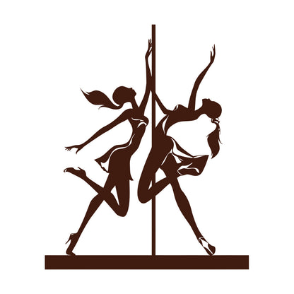 Appeal Girl Romantic Dancer Striptease Wall Decals Paster Paper Car Body Decoration