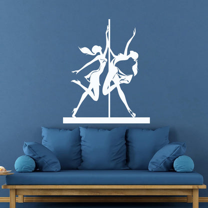 Appeal Girl Romantic Dancer Striptease Wall Decals Paster Paper Car Body Decoration