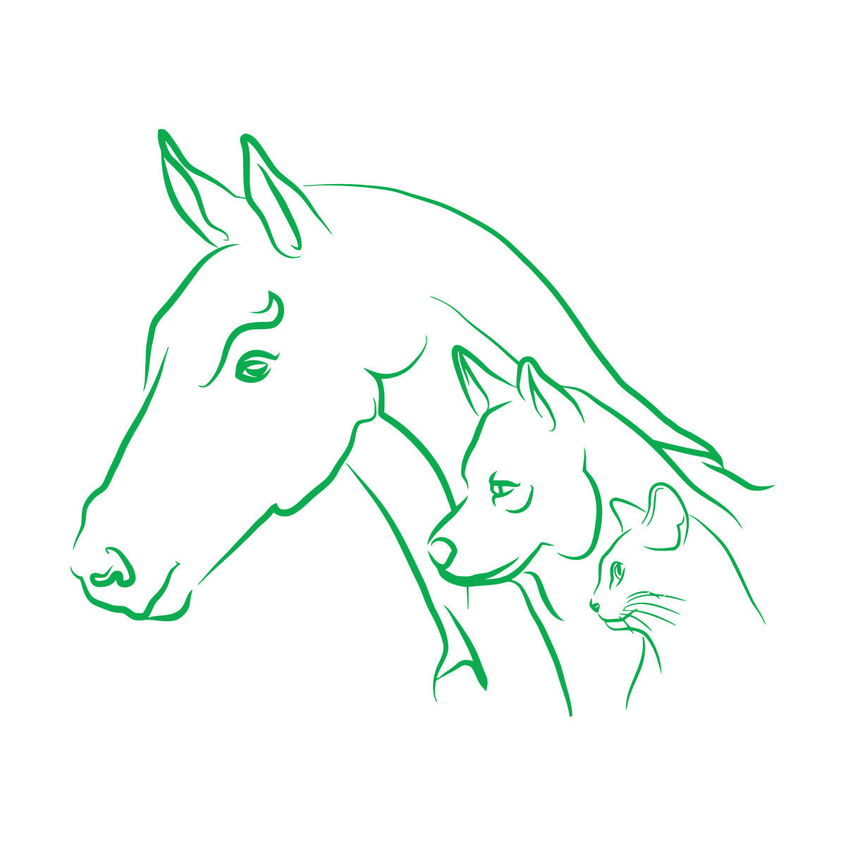 Mural And Wall Vinyl Decal Animal Horse Dog Cat House Pets Farm Kids Nursery Removable Without Leaving Glue