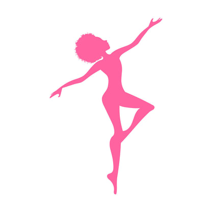 Wall Decals Pvc African Woman Afro Hairstyle Silhouette It Won'T Fall Off