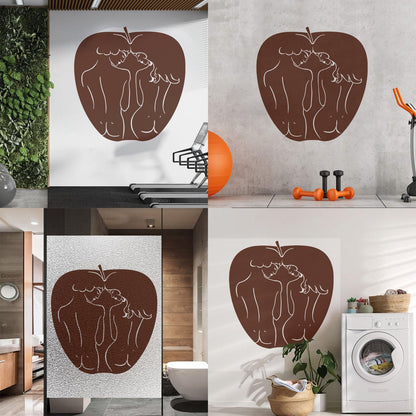 Apple Bible Adam And Eve Paradise Love Vinyl Wall Stickers Art Decoration