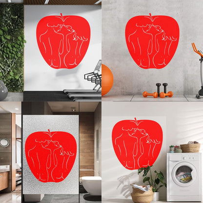 Apple Bible Adam And Eve Paradise Love Vinyl Wall Stickers Art Decoration