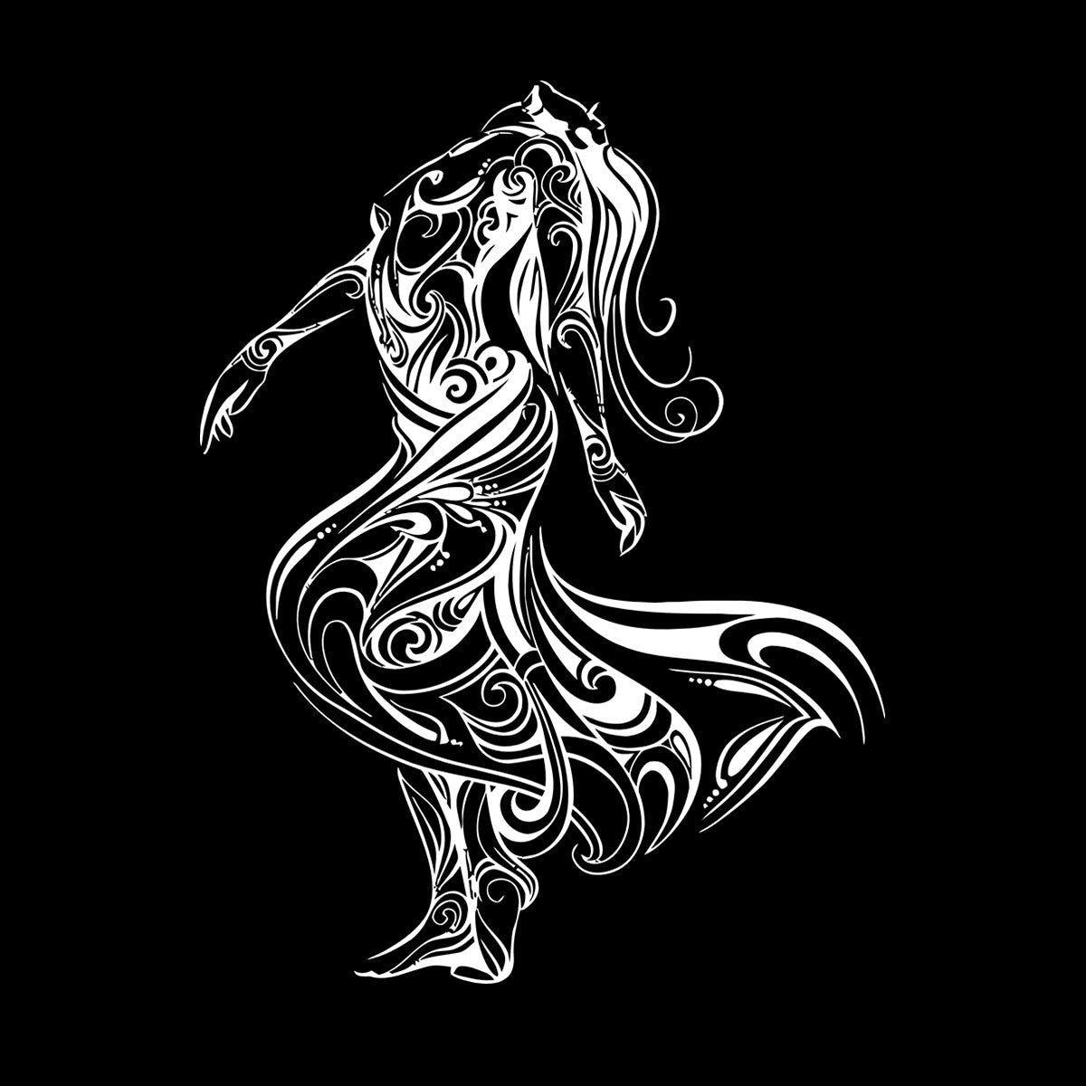 Lettering Decals Dancer Dance Studio Beautiful Appeal Girl Easy Installation