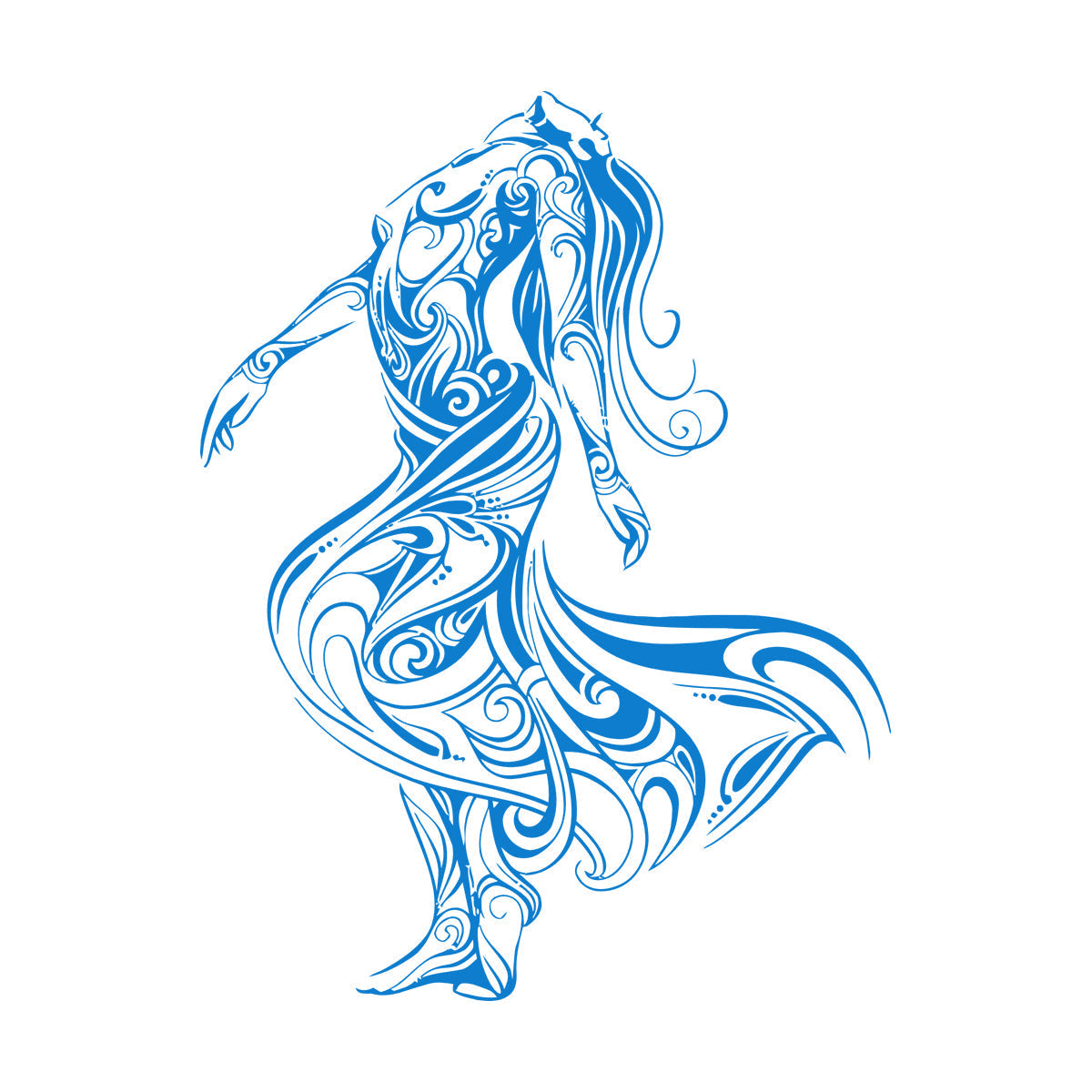 Lettering Decals Dancer Dance Studio Beautiful Appeal Girl Easy Installation