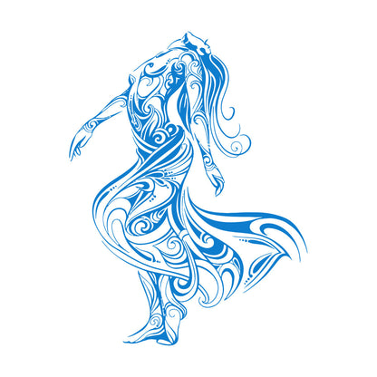 Lettering Decals Dancer Dance Studio Beautiful Appeal Girl Easy Installation