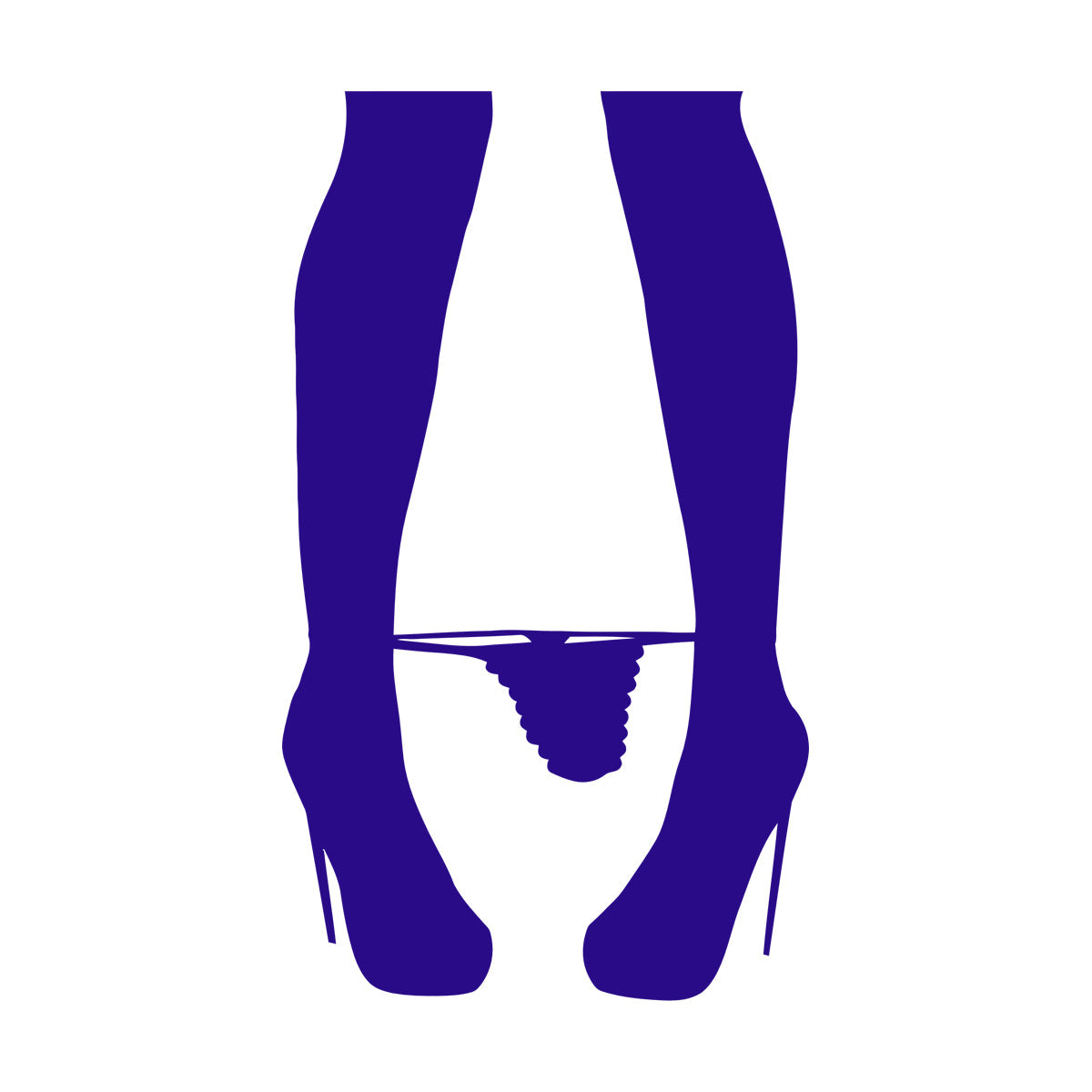 Wall Decals Paster Paper Erotic Hot Appeal Girl Striptease Adult Women'S Legs Waterproof