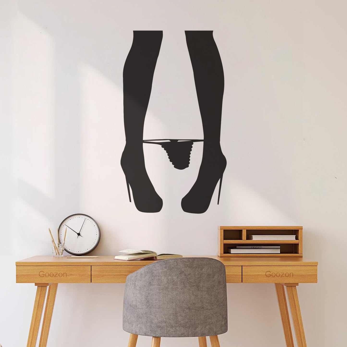 Wall Decals Paster Paper Erotic Hot Appeal Girl Striptease Adult Women'S Legs Waterproof