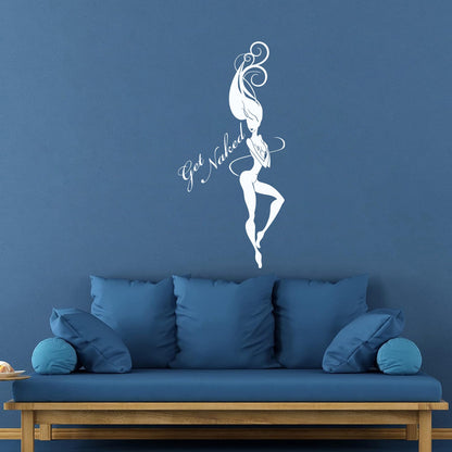 Mural And Wall Vinyl Decal Get Quote Appeal Girl Body Wall Beautification
