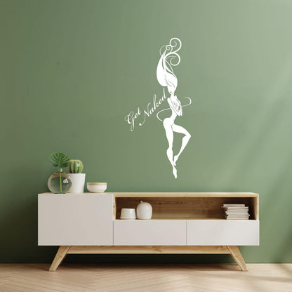 Mural And Wall Vinyl Decal Get Quote Appeal Girl Body Wall Beautification